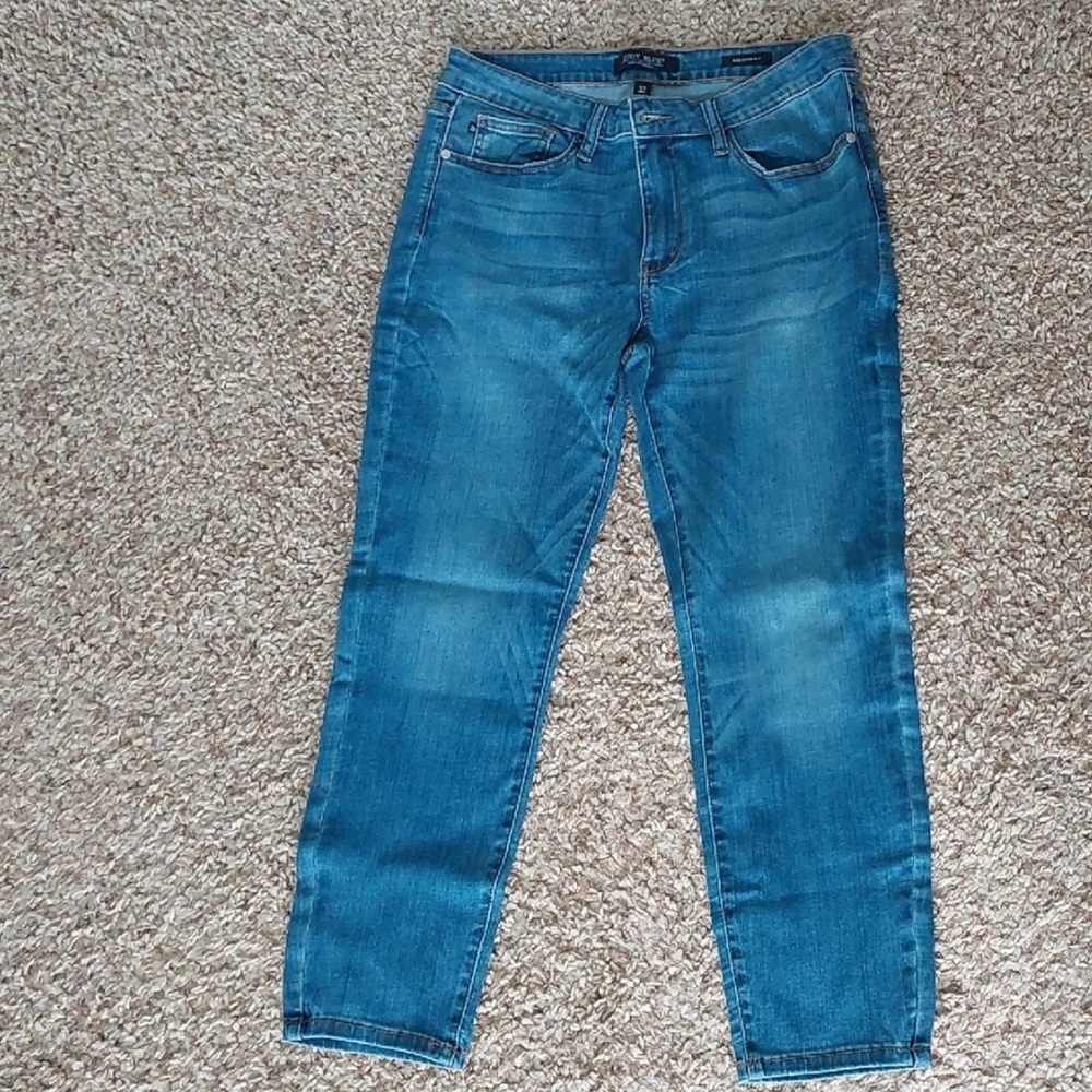 Judy Blue Women's Straight Leg Jeans - Blue